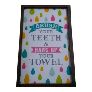 BRUSH YOUR TEETH Home Decor